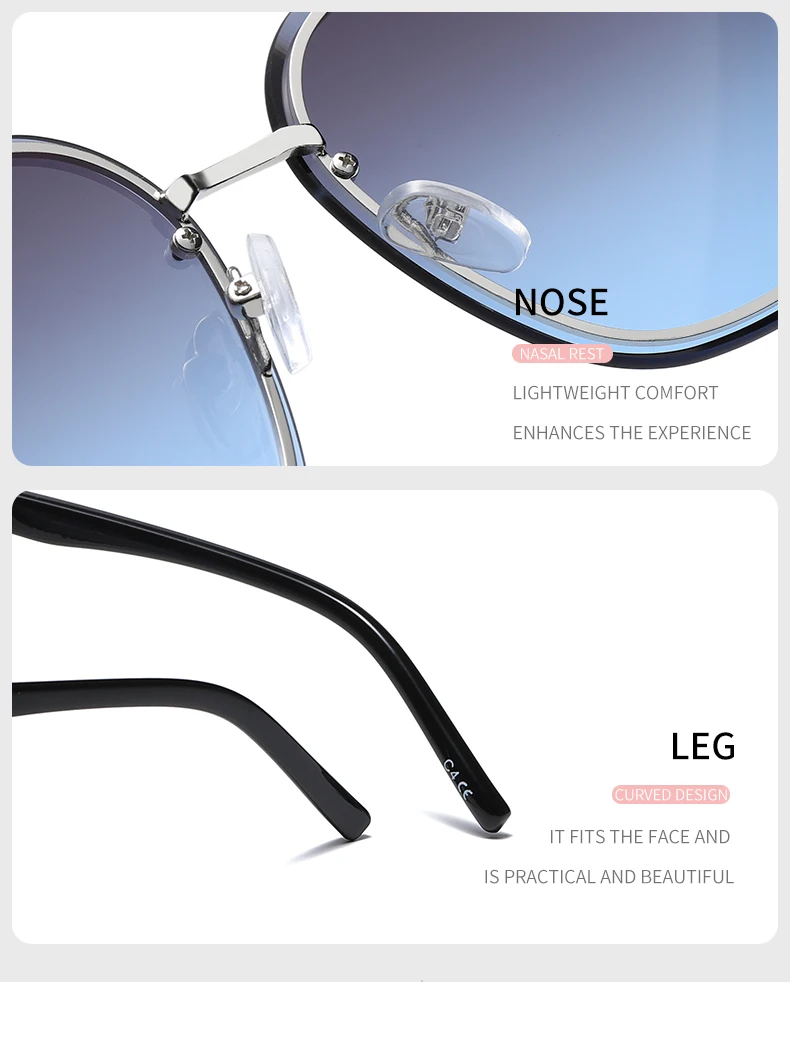 

Ln 2021 The New Sunglasses Female Korean Version Of Tide GM Sunglasses Anti-ultraviolet Ins Is Slim 50596