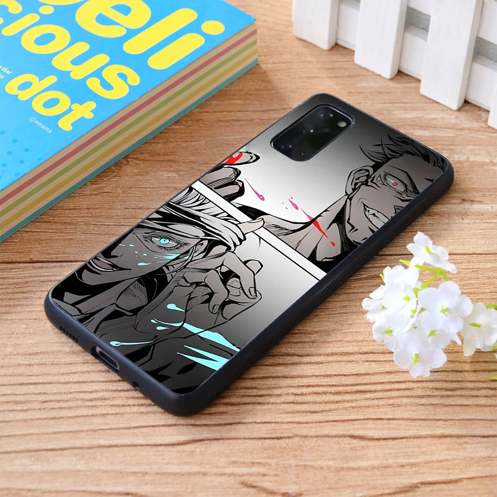 

For Samsung Galaxy Gojo Satoru vs Sukuna Jujutsu Kaisen Soft TPU border Samsung Galaxy Case