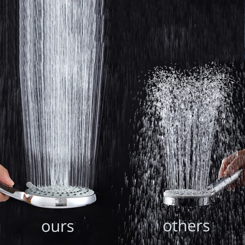 

Pressurized shower shower nozzle hose set for raining household bathing single-head shower shower with big water