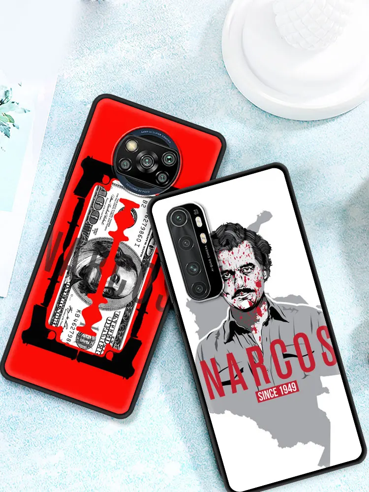 Pablo Escobar Lovely Cover For Xiaomi Mi Poco X3 NFC M3 10TPro 9T Black SmartPhone Case 11 Note 10Lite 11T Housing | Мобильные