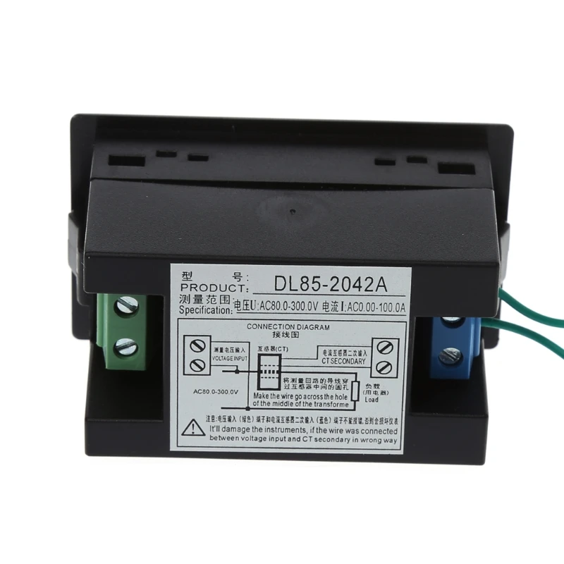 AC80 300V 100A цифровой амперметр вольтметр двойной светодиодный дисплей Вольт Ампер