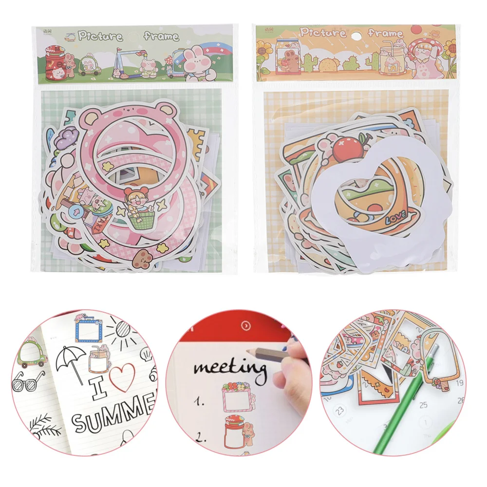 

50 Sheets Cartoon Diary Planner Stickers DIY Scrapbook Adhesive Stickers