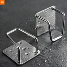 Кухонный держатель губки для раковины xiaomi mijia из нержавеющей стали, самоклеящаяся сушилка для слива, кухонные настенные крючки, органайзер для хранения