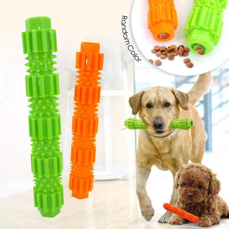 

pawstrip Pet Popular Toys Dog Chew Toy Dog Treat Dispenser Food Feeder Teeth Cleaning Rubber Dog Toys For Small Dogs 18/23cm