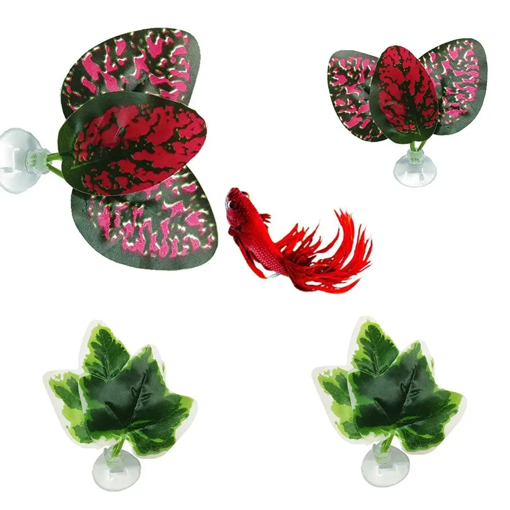 

Hammock Tropical Fish Oviposit Bed Artificial Plant Aquariums Decor Betta Leaf Aquarium Accessorie