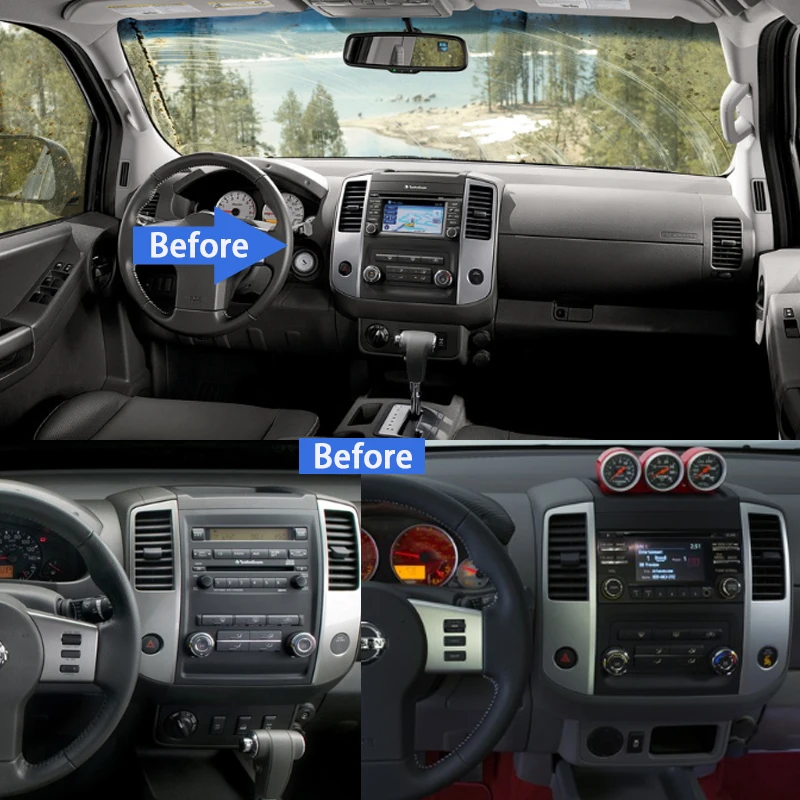 Автомагнитола на Android 10 для Nissan Frontier Xterra 2009 2010 2011 2012 2013 видеоплеер с навигацией GPS 4G