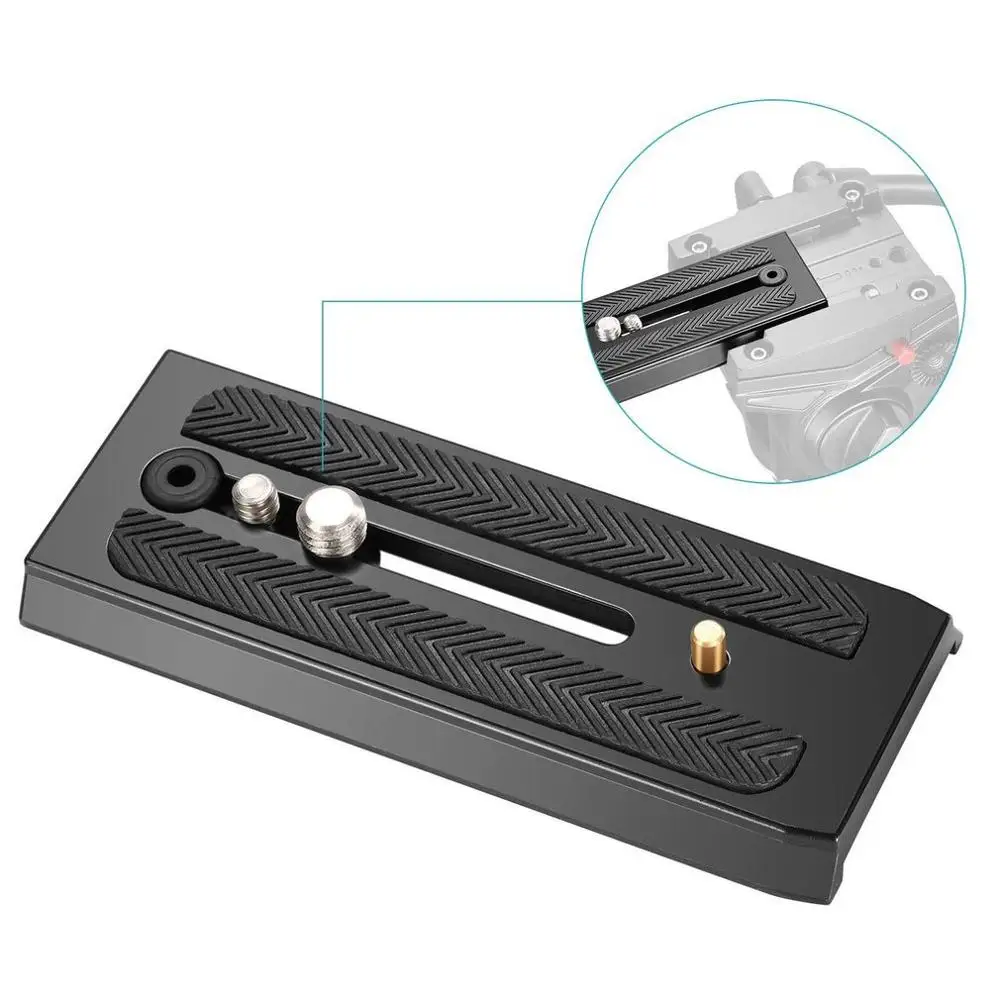 Quick Release Plate Assembly P200Clamp Adapter for Manfrotto 577 501 500AH 701HDV Q5 Camera Tripod Accessories | Электроника
