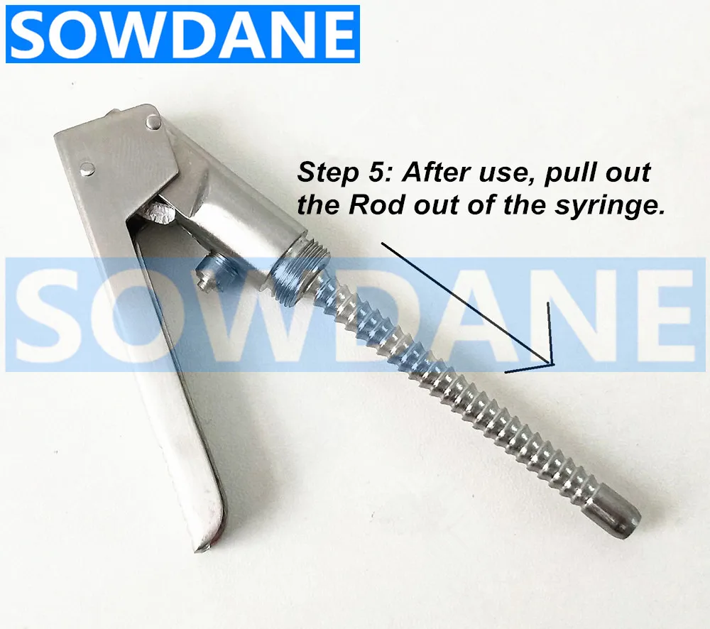 Шприц для стоматологического пистолета шприц из нержавеющей стали с измерением