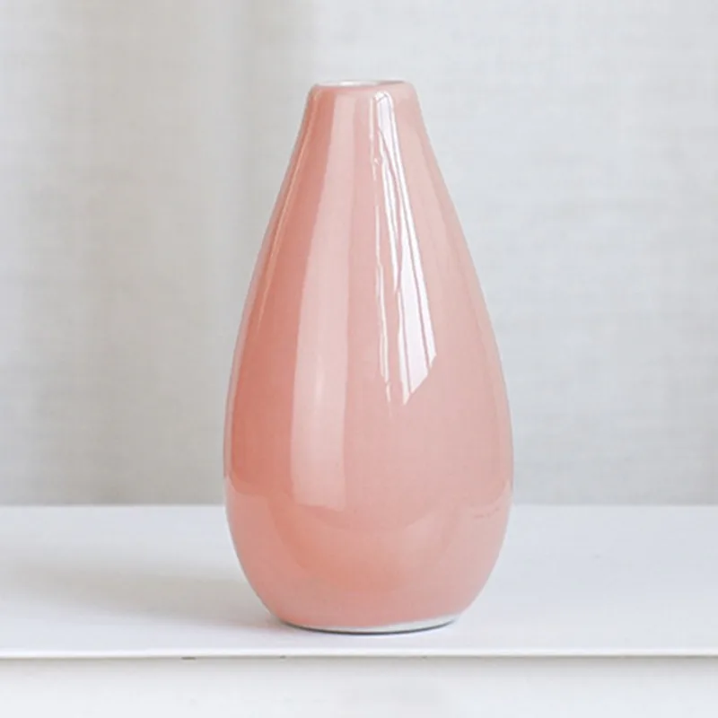 

Ceramic Aromatherapy Bottle Simple Fresh Cute Home Ceramic Vase Decoration Vase Light Bottle Home Decor Summer New Home Decor