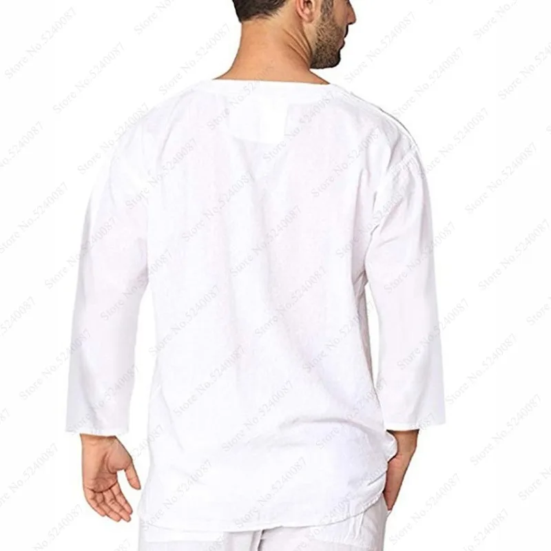 Мужская средневековая одежда свободная блузка Саудовская Аравия бандажные