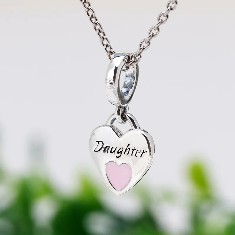 Новый оригинальный бусины из стерлингового серебра 925 для мам и дочек с двойным