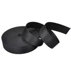 Лента полипропиленовая черная, 10 м, ширина 2,5 см