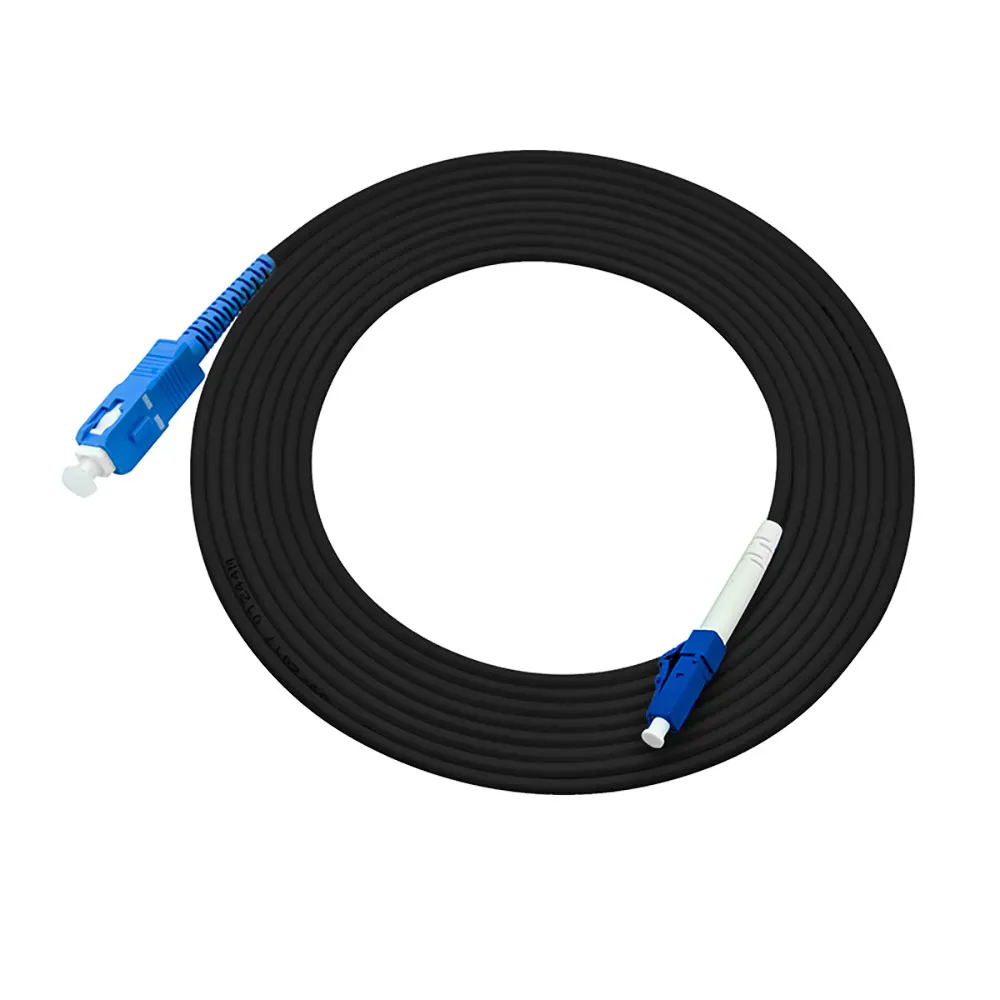 

492FT Outdoor Armored 150Meters LC-SC Simplex 9/125 OS1 Single-mode Fiber Optic Cable Patch Cord Jumper LC to SC LC/PC-SC/PC