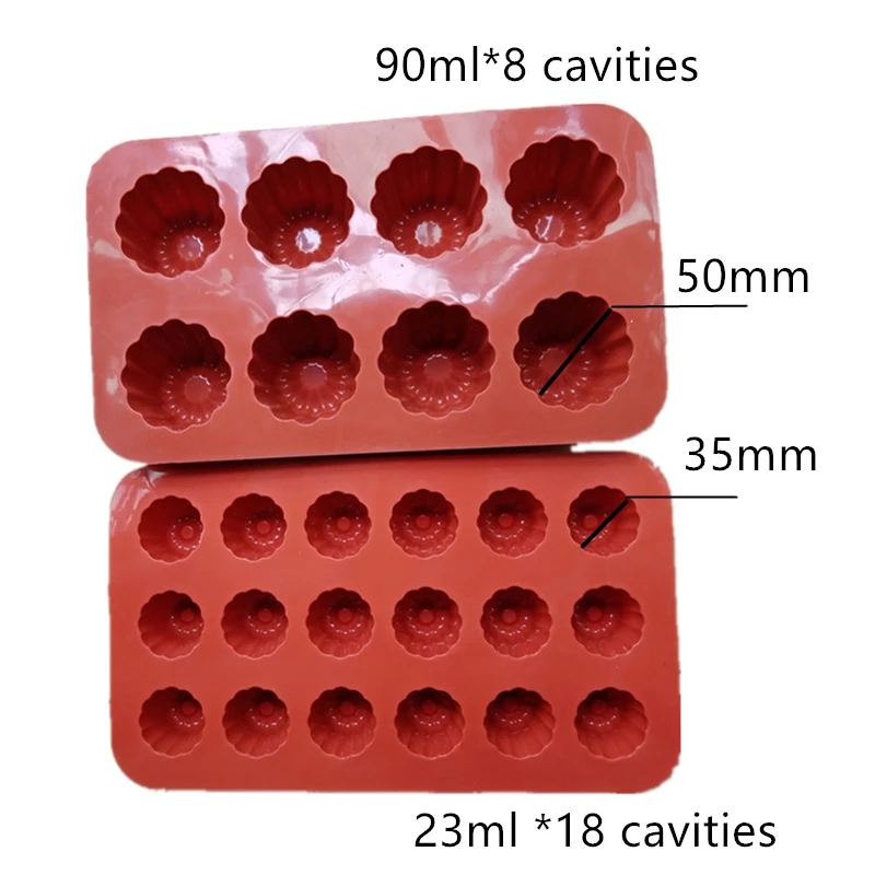 2 шт./компл. пищевые формы силиконовая форма для торта 8 caivty + 18 полостей