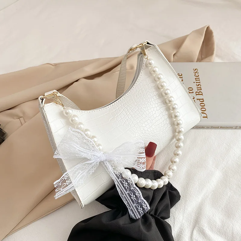 

Fashion Exquisite Shopping Bag Retro Casual Women Totes Shoulder Bags Female Leather Solid Color Chain Handbag for Women 2021