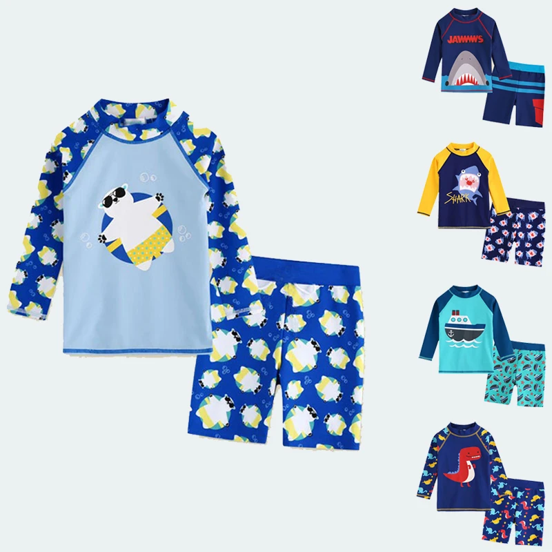 

Купальник с длинным рукавом, для мальчиков 3, 4, 5, 6, 7, 8 лет