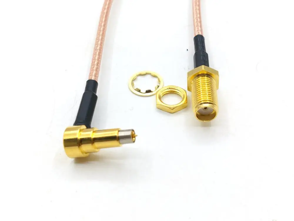100 шт. Новый тестовый зонд MS156 Штекер-гнездо SMA кабель RG316