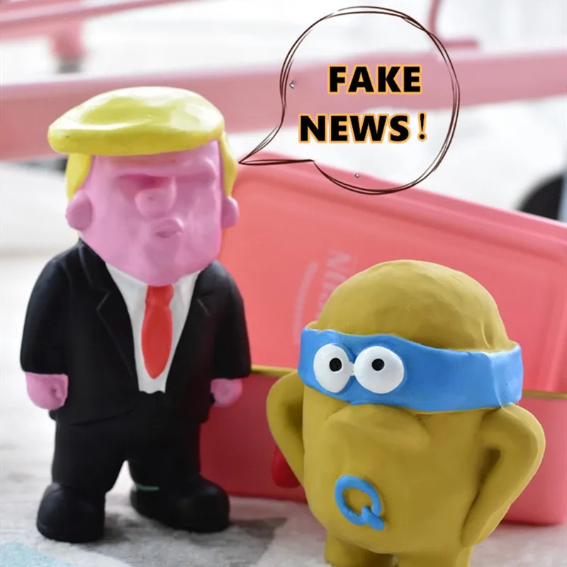 

Trump Model Squeaky Dogs Toys for Small Dogs Interactive Pet Product Rubber Soft Chew Toys for Puppy Bite Resistant Cute Latex