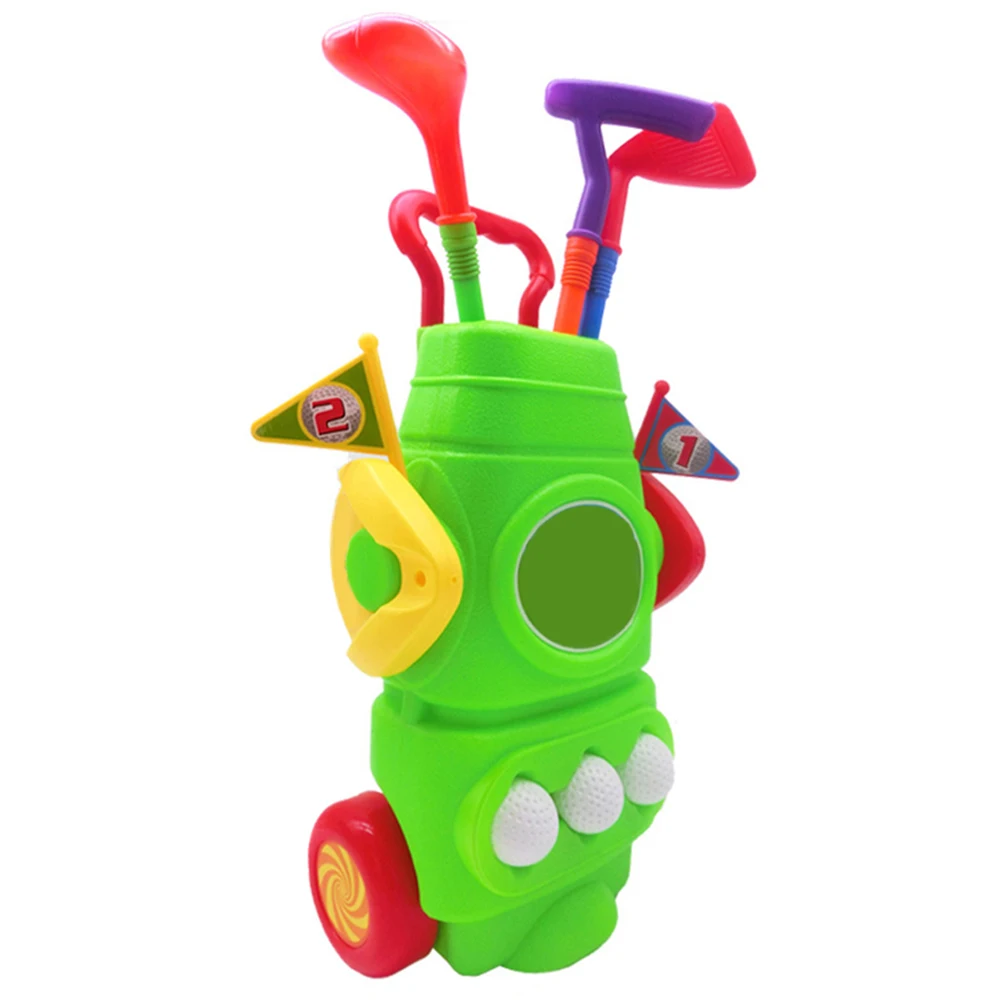 Мини набор Golfs для клуба портативная пластиковая детская игрушка помещений и