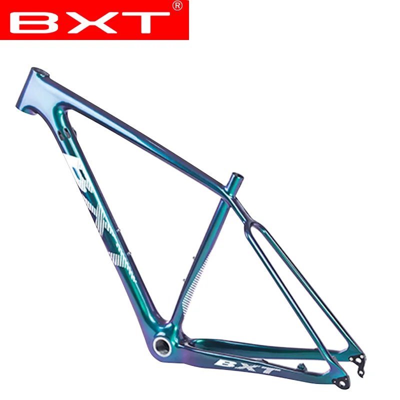 2021 New Carbon fiber mountain bike frame Disc Brake 160mm S M L BB Suitable for BSA BOOST cycling frames | Спорт и развлечения