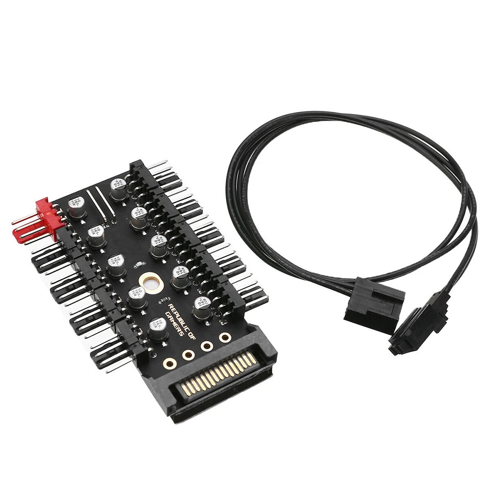 4 контактный контроллер скорости компьютера аксессуары ступица вентилятора