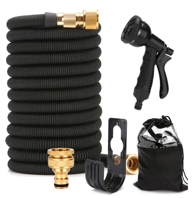 Телескопический волшебный садовый шланг Новый расширяемый для воды с двойным