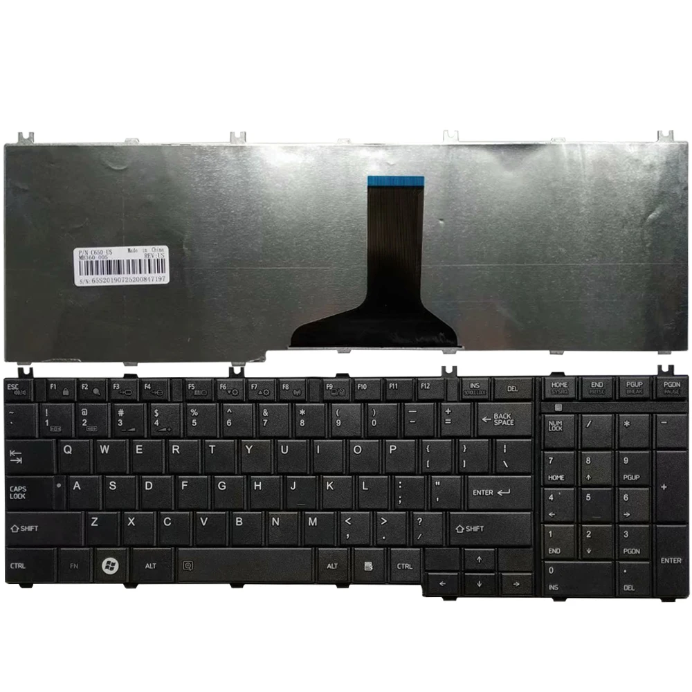

NEW For Toshiba Satellite L670 L670D L675 L675D C660 C660D C655 L655 L655D C650 C650D L650 C670 L750 L750D US laptop Keyboard