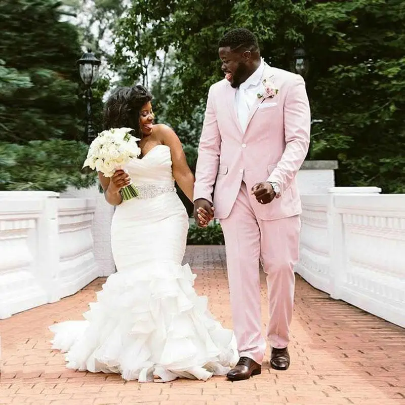 Мужской вечерний пиджак и брюки классический с отложным воротником для жениха