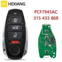 he xiang car remote key for vw volkswagen touareg 2010 2011 2012 2013 2014 pcf7945ac chip 315433868mhz replace keyless entry