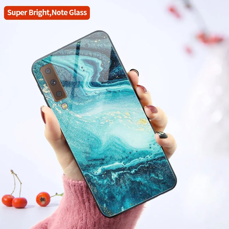Marble Phone Case For Samsung A3 A5 2016 A7 A9 A6 A8 Plus 2018 A10S A30S A50S A20S A10 A20 A30 A40 A50 A70 |