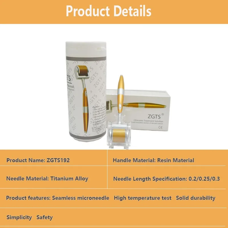 Мезороллер DR Derma титановые наконечники 0 3 мм 25 2 мм| |