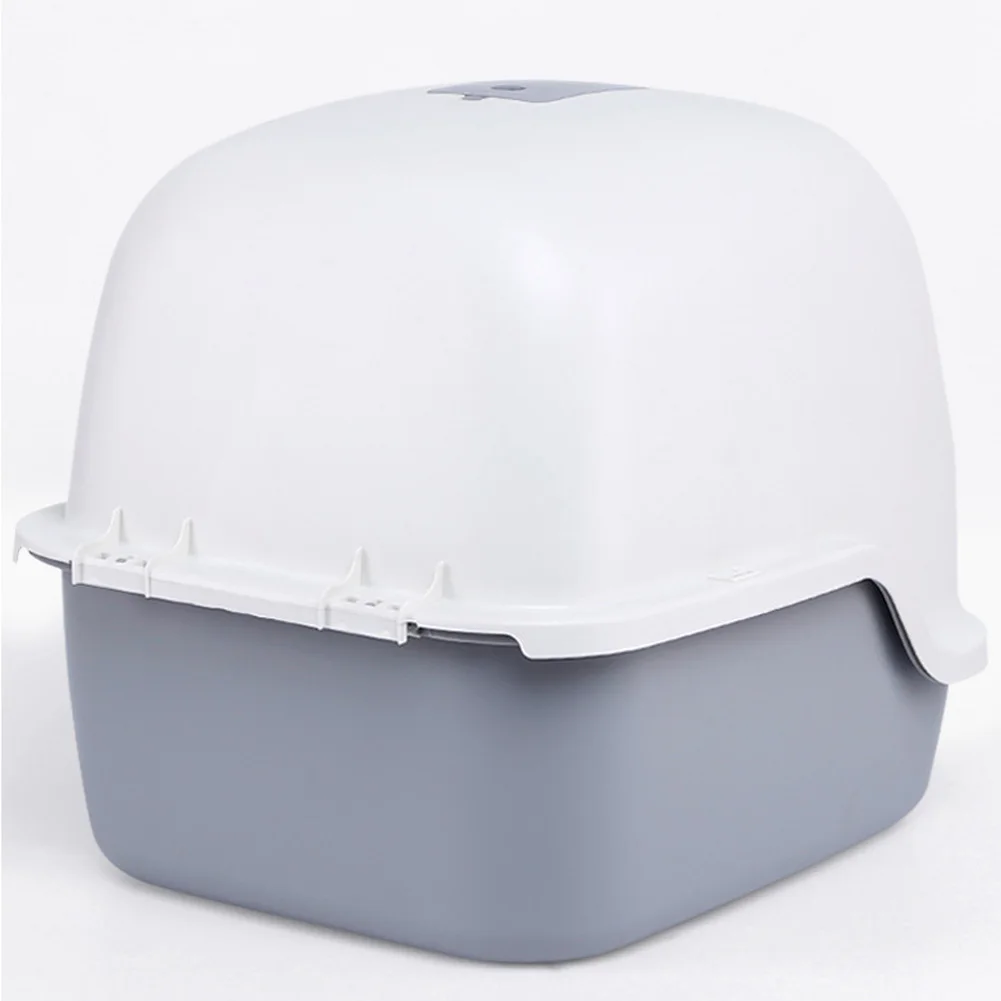 Поднос для домашних животных туалетная коробка закрытая кошачья песочница