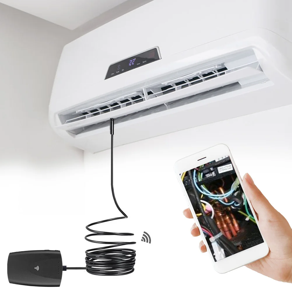 WI FI 20 м 5 мм 720P HD эндоскоп Камера Регулируемый 6 светодиодный IP67 Водонепроницаемый