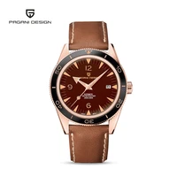 2021 pagani design new mens mechanical watch leather simple automatic sapphire tyrant gold clock %d1%87%d0%b0%d1%81%d1%8b diving machinery table