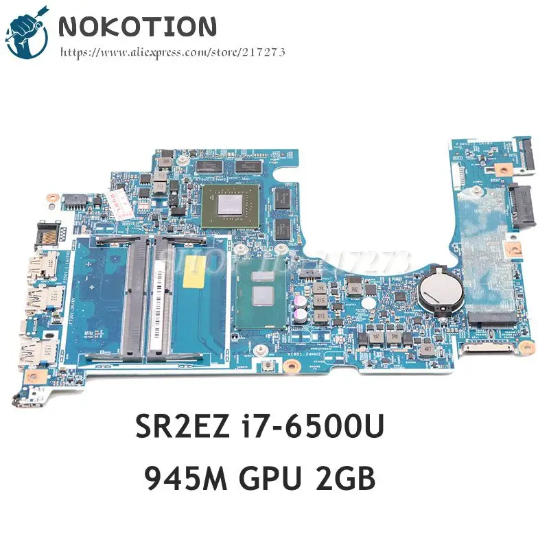 

NOKOTION For Acer VN7-572 VN7-572G laptop motherboard I7-6500U CPU 945M 2GB 14306-1M 448.06C08.001M 448.06C09.001M NBG6G11002