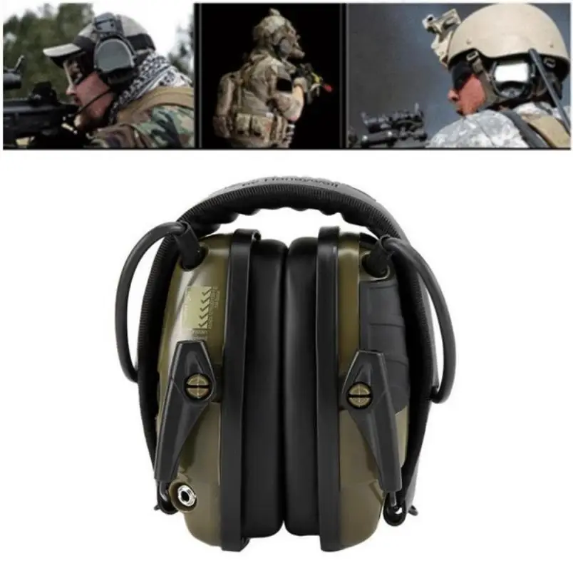 

Tactical Electronic Shooting Earmuff Impact Sound Hearing Protective HeadsetOutdoor Hunting Anti-Noise Headset