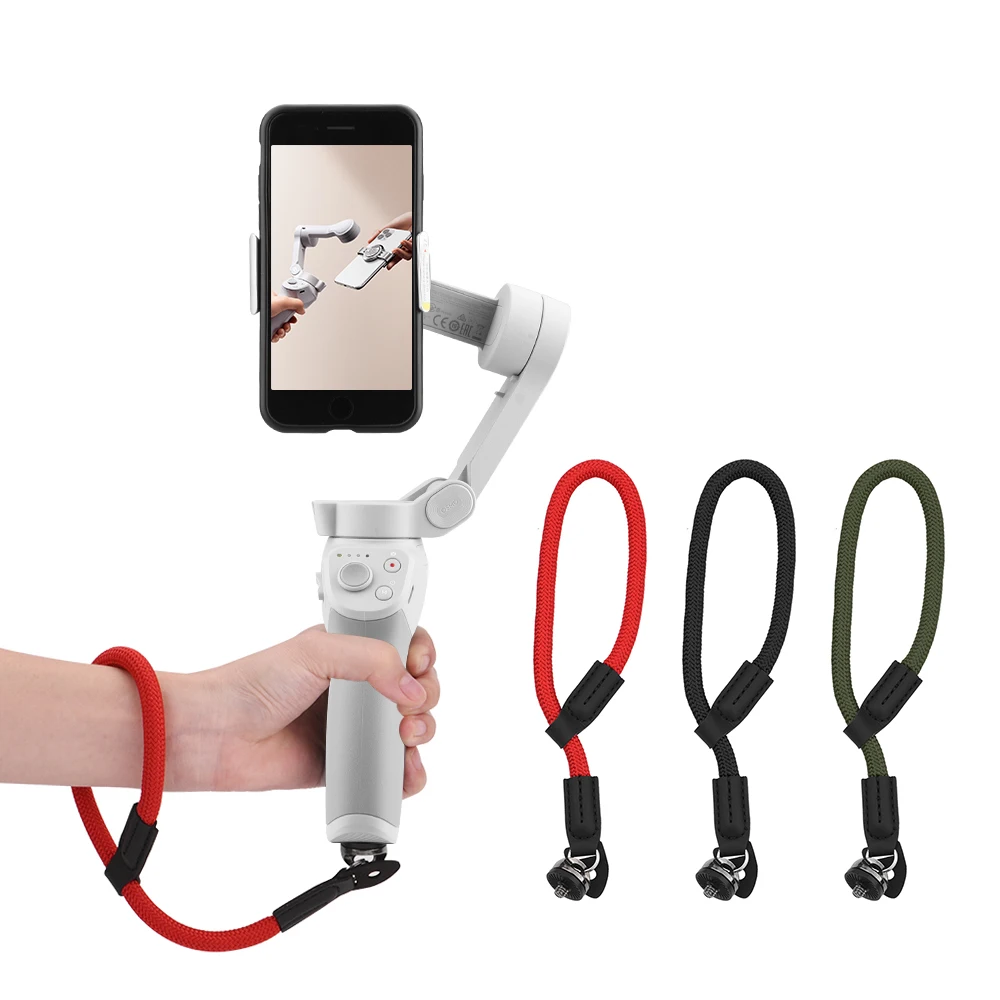 Нейлоновый ремень безопасности ремешок с 1/4 винтом для DJI OM 4 Osmo Mobile 2 3 ручной