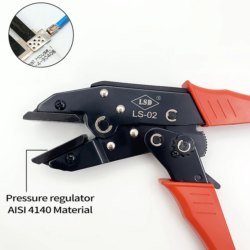 Ручной обжимной инструмент для неизолированных теплопленочных разъемов с