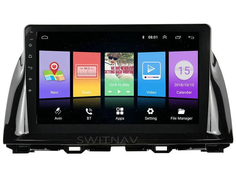SWITNAV Android 8.1 CAR DVD Player For MAZDA CX-5 (LOW) 2013-2014 car audio gps Multimedia stereo Video Navigation |
