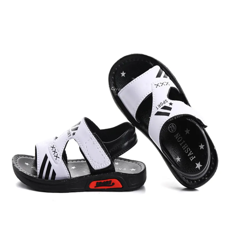 Летние детские сандалии для мальчиков и девочек повседневные уличные мягкие