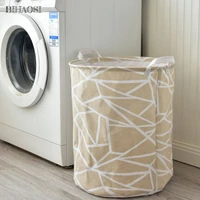 laundry basket cloth art storage barrel cotton linen dirty clothes barrel waterproof toy storage basket folding hamper basket