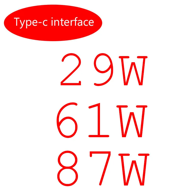 29W 61W 87W адаптер USB Type C Блок питания для ноутбука Apple MacbooK A1534 A1540 A1718 A1989 A1932 зарядное