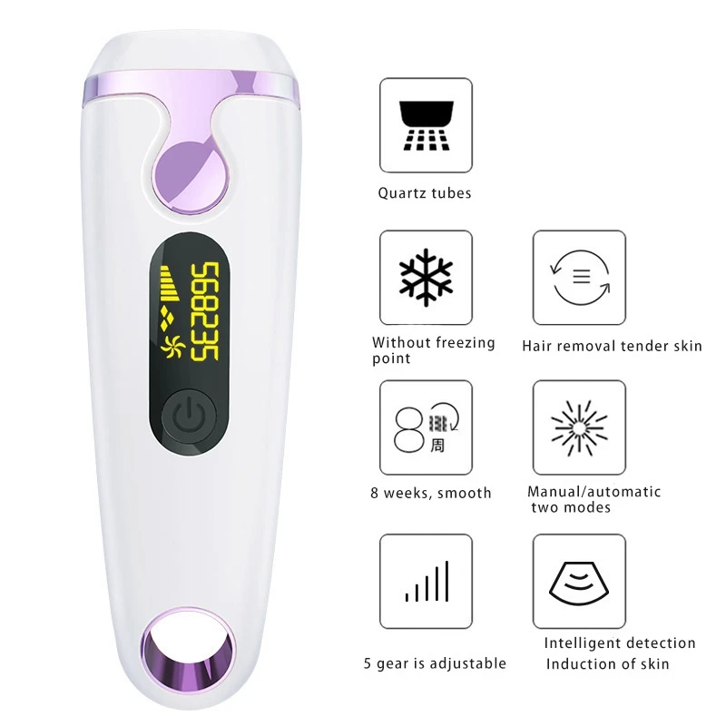 

Hair Removal Instrument Home Painless Photon Epilator Body Male and Female Body Shaving US Plug