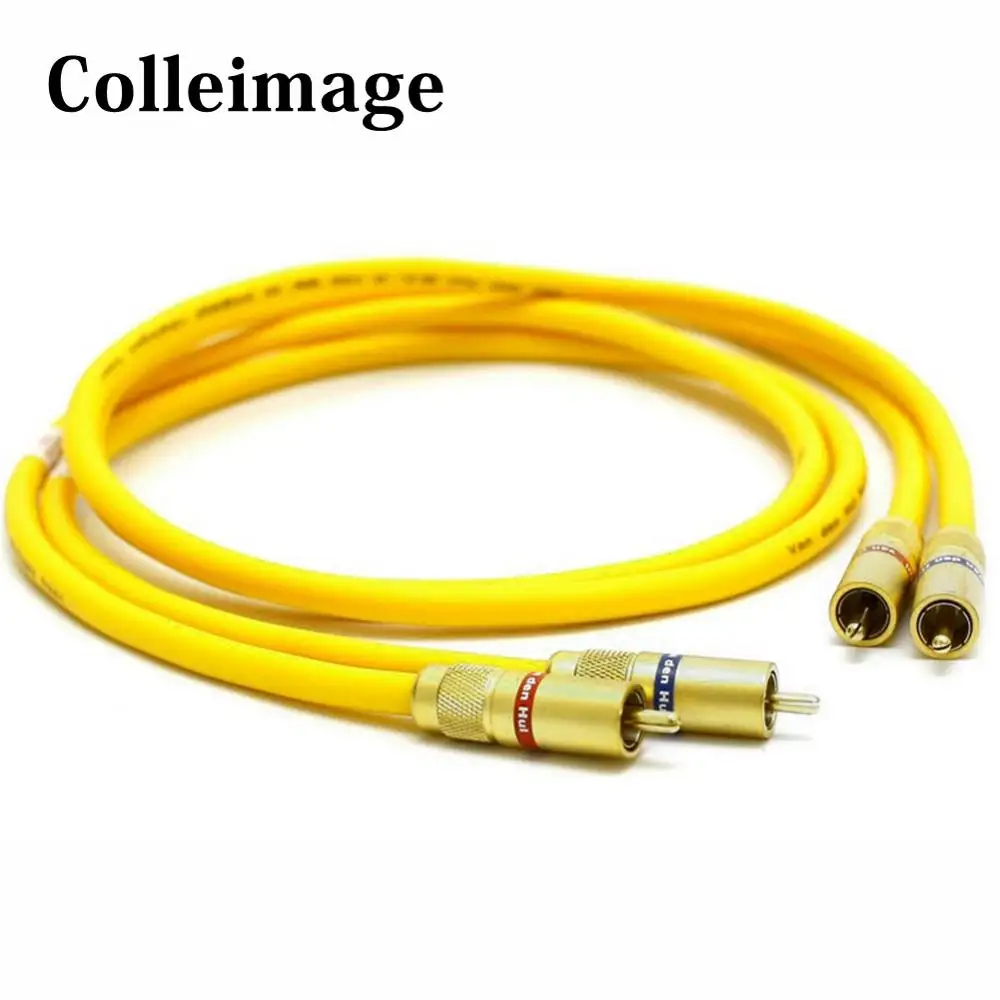 Аудиоусилитель Colleimage Hifi Van Den Hul VDH аудиокабель 2RCA для CD DVD высококачественный RCA
