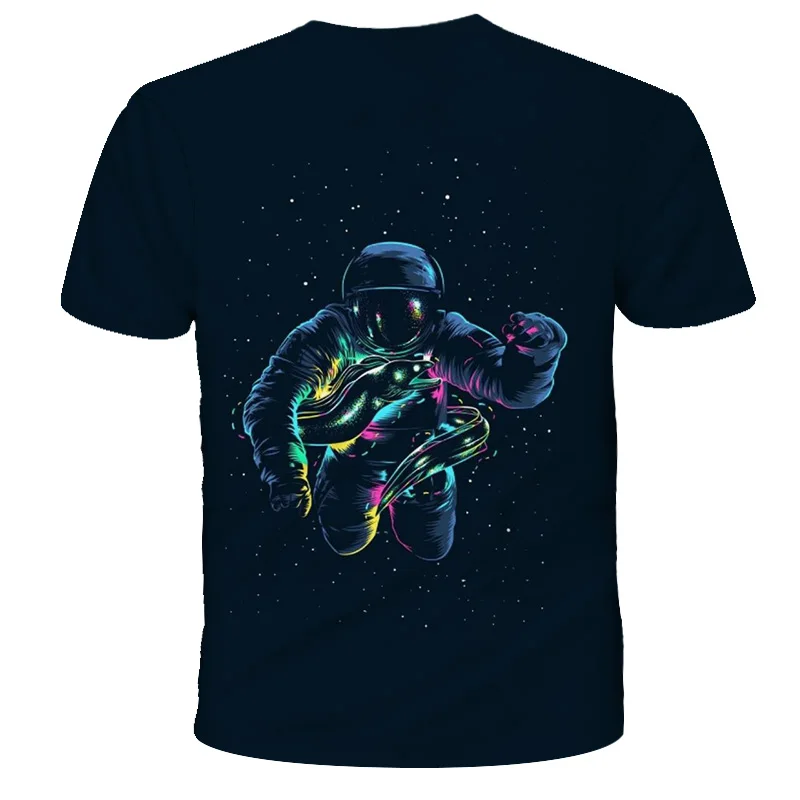 

New Summer Anime Planet Children T-shirt Cartoons Space Globe 3D T-shirt Kids Short Sleeve Boy Girl T-shirts Baby Tops Clothing