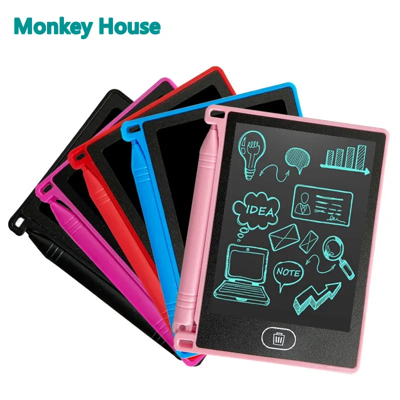 Доска для рисования с ЖК дисплеем 4 дюйма электронные цифровые графические