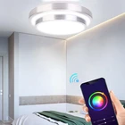 FUNN-60W Rgb потолочный светильник, WiFi, умный Голосовое управление, светодиодный потолочный светильник, лампа для Amazon Alexa для Google Home, AC85-265V