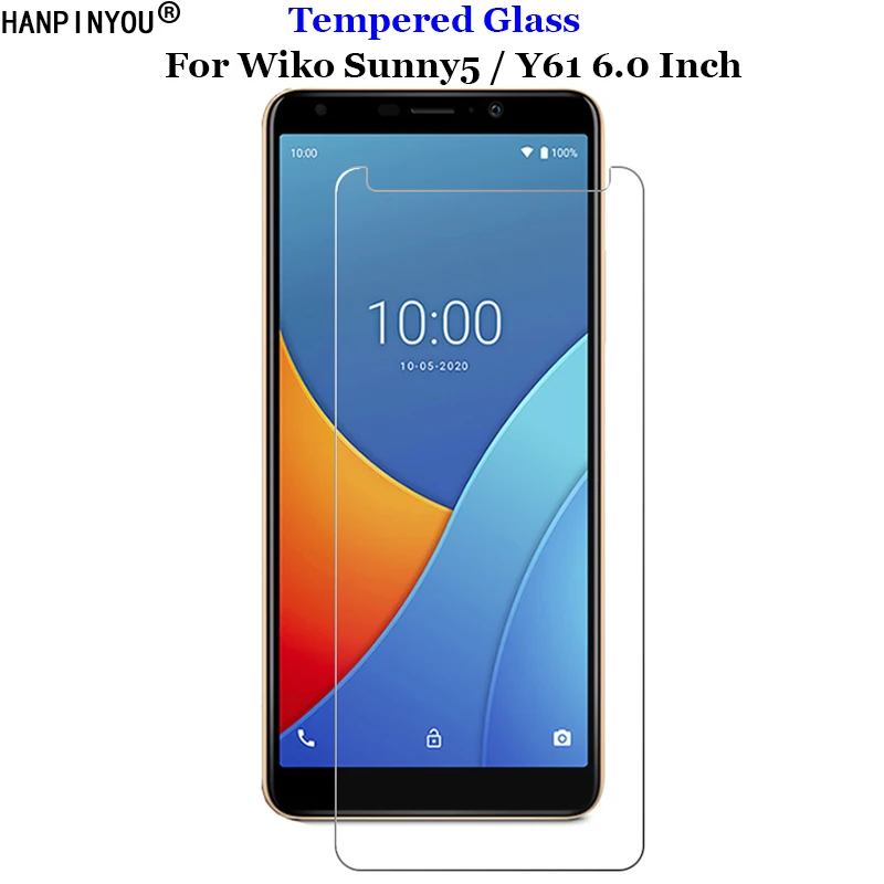 

For Wiko Sunny5 Sunny 5 Tempered Glass 9H 2.5D Premium Screen Protector Film For Wiko Y61 6.0"