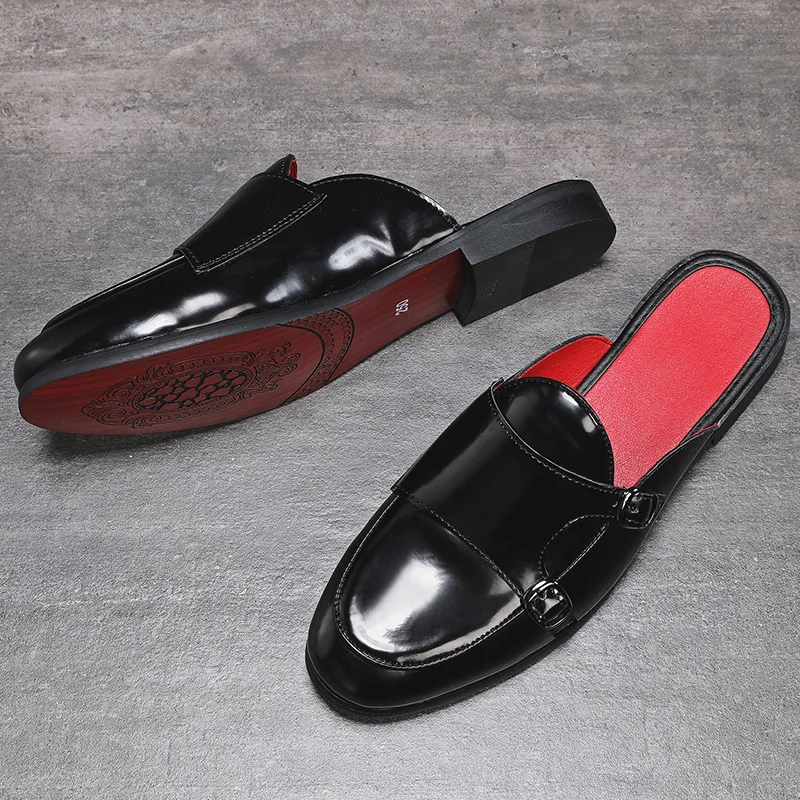 2020 Новая летняя мужская официальная обувь кожаные Вьетнамки сандалии из