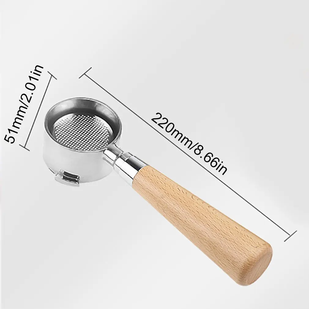 

Coffee Bottomless Portafilter For Delonghi EC680 / EC685 Filter 51MM Replacement Filter Basket Coffee Accessories